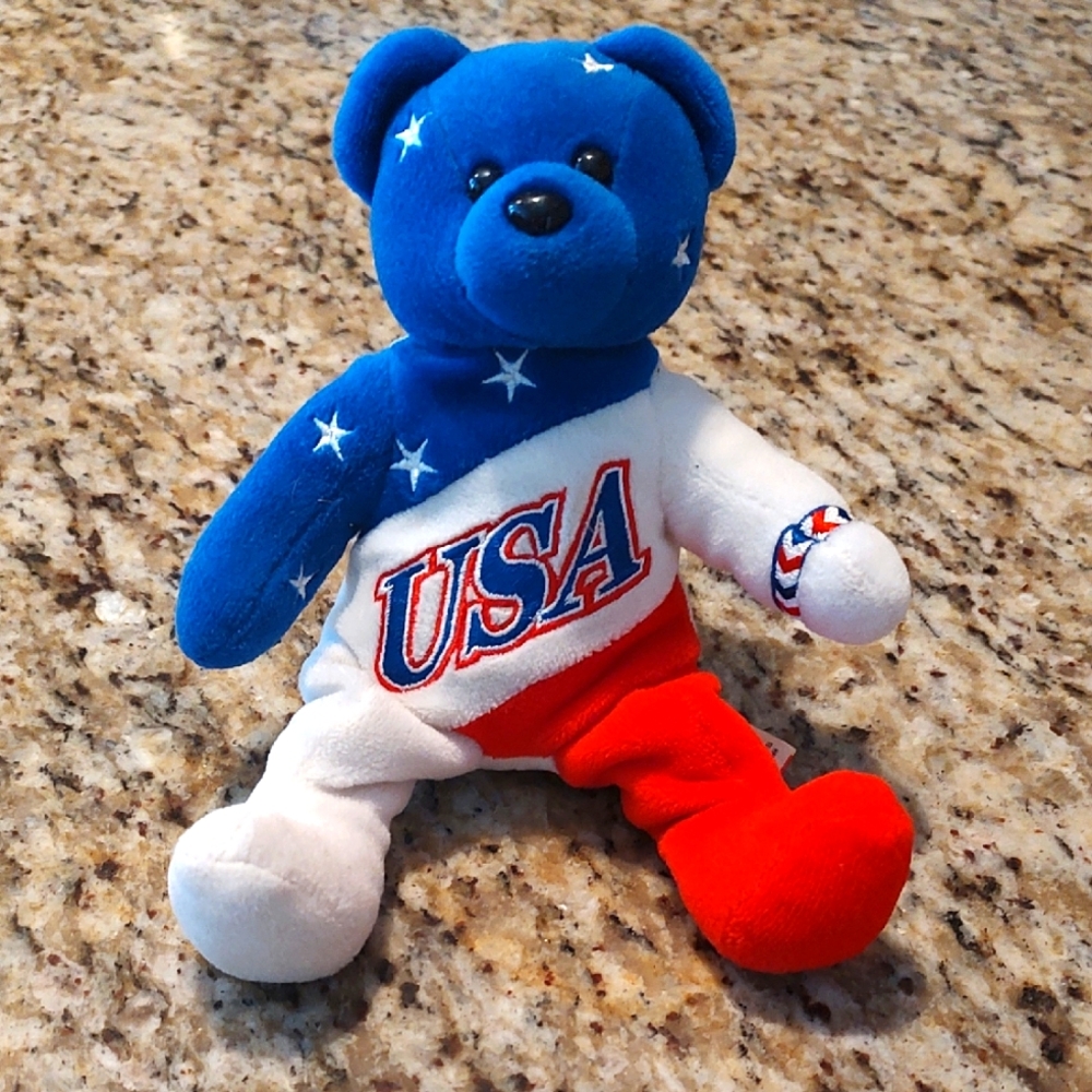 Patriotic Plush Bear Toy